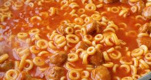 Like campbell's alphabet soup, it contains alphabet pasta canned in . Shutterstock