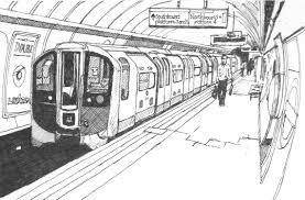 London Underground The Tube Sketched In 0 3mm Pen London Underground Map Art London Underground Map London Underground Map Posters