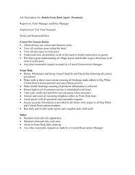 Reach over 250 million candidates. Job Description For Hotels Front Desk Agent Seasonal Reports To