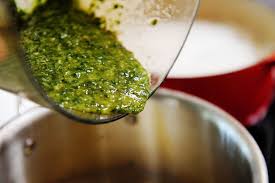 Pasta With Pesto Cream Sauce Recipe Healthy Snacks Recipes Homemade Pesto Creamy Pesto Sauce