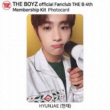 The Boyz 4th Fan Club The B Kit Official Goods Photocard Seal Sticker KPOP  K-POP