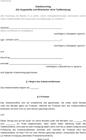 § 1 beginn, inhalt und kündigung des arbeitsverhältnisses 1. Arbeitsvertrag Fur Angestellte Und Mitarbeiter Ohne Tarifbindung Pdf Free Download