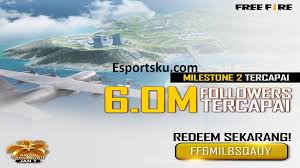 Still, a single account can use then only one time, so if you already. Redeem Code Ff6m1l8sqauy Ff Milestone Follower Free Fire Game News