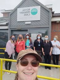 Staff Governor and Royal Primary Care GP Ruth Bentley has set off