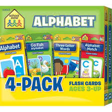 Alphabet Flash Cards 4 Pack Sz 04043 Alphabet Flashcards Flashcards Letter Flashcards