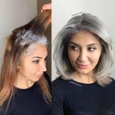 Lowlights for gray hair like highlights, lowlights can also be used to disguise gray hair. 5 Ideas For Blending Gray Hair With Highlights And Lowlights