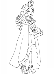 Raven queen, ever after high coloring book * * * * raven queen, leader of rebels in ever after high coloring page. Ever After High Coloring Pages Free Printable Coloring Pages For Kids