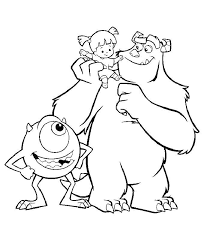 The movies, however, are still good every time we watch them. Online Coloring Pages Sully Coloring Sully Hugs Boo Coloring Monsters Inc