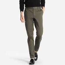 Uniqlo Pants Chino Slim Fit Flat Front Slim Fit Chinos Slim Fit Men Uniqlo Pants