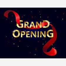 Grand Opening With Golden Text And Ribbon Design Png Image Text Effect Eps For Free Download Pngtree Ribbon Design Grand Opening Graphic Design Background Templates