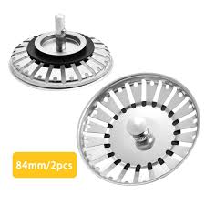 Rsvp endurance sink strainer, large, silver. Home Garden Other Home Plumbing Fixtures 2pcs Stainless Steel Home Kitchen Sink Drain Stopper Basket Strainer Waste Plug