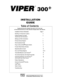 Mount the module under the dash. Viper 300 Installation Manual Manualzz