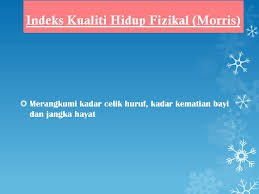 Indeks disusun berdasar kualitas lingkungan hidup. Unit 2 Pengukuran Dan Indikator Kualiti Hidup Ppt Download