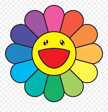 The joyful character has appeared on kanye west album covers, kid. Takashi Murakami Flower Sticker Clipart 5342374 Pinclipart