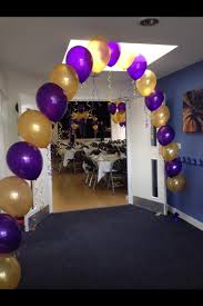Purple Black And Gold Balloon Arch Purple And Gold Balloon Arch From The Party Box Gold Graduation Party Gold Birthday Party Purple Birthday Party