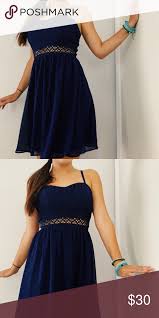 Bcx Navy Blue Dream Dress Chiffon Lace Dress Cocktail Dress Lace Fitted Lace Dress