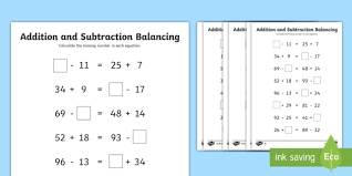 You will discover that a number of the templates are absolutely free to use and others call for a premium. Lks2 Addition And Subtraction Balancing Problems Differentiated Worksheet