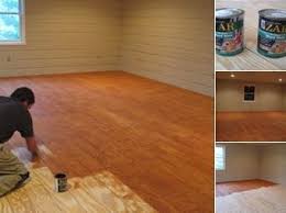Remodelaholic Amazing Plank Look Plywood Flooring Tutorial Flooring Tutorials Flooring Plywood Plank Flooring