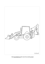 340 kg 16 406 mm 1. Backhoe Coloring Pages Free Vehicles Coloring Pages Kidadl