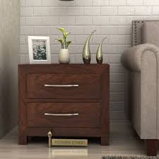 Featuring a fashionable duck egg blue finish using the colour wheel of designer constance guisset, this metal bedside table has a modern industrial style. Bedside Table Design 75 Wooden Bedside Table Designs 2021 Woodenstreet
