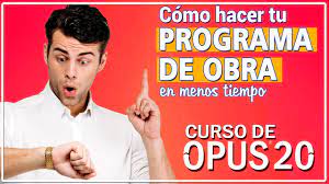 Maybe you would like to learn more about one of these? Curso De Opus 2020 Haz Tu Programa De Obra Mas Facil Y En Menos Tiempo Con El Nuevo Opus 20 Youtube