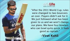 Bouncer Is Part Of Cricket Says Virat Kohli Cricket Country