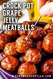 Crock Pot Grape Jelly Meatballs Crockpot Meatballs Grape Jelly Grape Jelly Meatballs Grape Jelly Meatballs Recipe