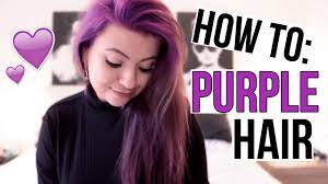 A midnight purple color can go both ways. How To Get Purple Hair From Black To Purple Pink Youtube