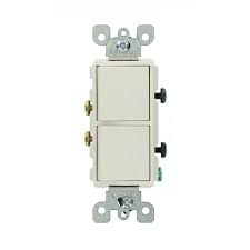 Two way switched lighting circuits 1. Leviton Decora 15 Amp Single Pole Dual Switch White R62 05634 0ws The Home Depot