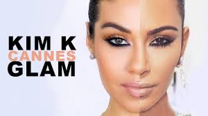 kim kardashian cannes makeup all