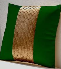 Emerald Green Pillow Cover Green Pillows Green And Gold Pillow Gold Sequin Pillow Emerald Green Gold Pillows Green Throw Pillows Green Pillows