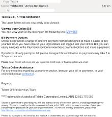 Maybe you would like to learn more about one of these? Fake Telstra Bill Notifications Are Infiltrating Inboxes