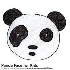 Now draw two circles on each side under the arms you just draw. Learn How To Draw A Panda Face For Kids Animal Faces For Kids Step By Step Drawing Tutorials