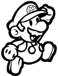 How To Draw Classic Mario Bros Or Paper Mario With Easy Step By Step Drawing Lesson How To Draw Step By Step Drawing Tutorials Super Mario Coloring Pages Mario Coloring