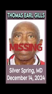 Thomas Gills missing from Silver Spring, MD #thomasgills #silverspring  #maryland #montgomerycounty #missingmarylandman #missingman #missing  #missingperson #SaturdaySearch #reels