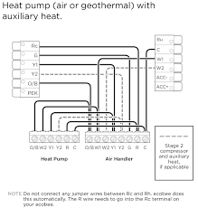 Red wire to rh or rc. Electrical Wiring Diagram For Heat Pump