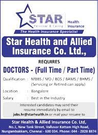 Another best option is online jobs that is becoming popular in chennai. Doctors Job In Bengaluru Healthcare Medical Timesascent Com