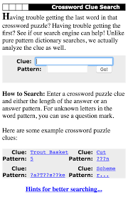 Search crossword clues and find answers One Across Crossword Clue Search Enter The Pattern Of The Word With Any Letters You Have And Option Crossword Puzzles Crossword Puzzles Online Puzzle Solving