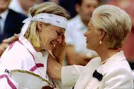 Tennisjana novotna, former wimbledon tennis champion, dies aged 49 (theguardian.com). Jana Novotna S Wimbledon Tears And Duchess Of Kent S Tender Comfort Left A Lasting Impression Mirror Online