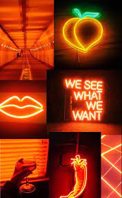 A collection of the top 39 neon orange wallpapers and backgrounds available for download for free. Neon Orange Wallpaper Aesthetic Iphone Wallpaper Orange Purple Wallpaper Iphone Orange Wallpaper