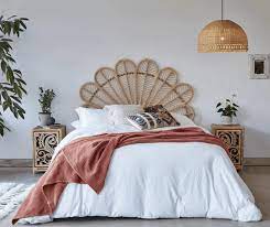 bed head petal queen rattan headboard king size bed headboard luxury headboard