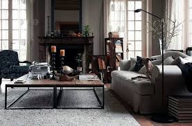 Hans Blomquist Off White Vintage Industrial Rustic Traditional Eclectic Modern Living Room Modern Industrial Living Room Industrial Decor Living Room Industrial Living Room Design