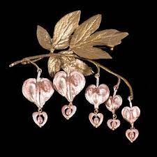 Michael Michaud Bleeding Heart Pin Michael Michaud Jewelry Heart Jewelry Heart Brooch Bleeding Heart Flower
