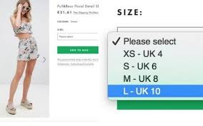 asos under fire for listing a size 10 as large