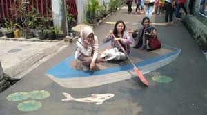 Never seen before by riusuke fukahori  omg facts online . Tak Perlu Ke Malang Depok Punya Kampung 3 Dimensi