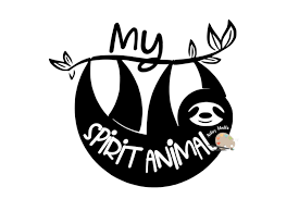 Download My Spirit Animal Svg Cut File Sloth Svg Cute Funny Sloth 131270 Svgs Design Bundles