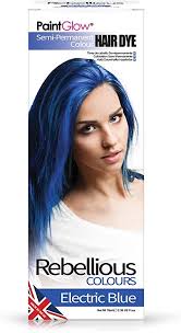 Only special effects blue haired freak photos. Rebellious Colours 100 Vegan Semi Permanent Hair Dye Colour 70ml Electric Blue Amazon Co Uk Beauty
