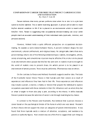 Comparing critical features from an instructional design. Pdf Comparison Of Career Theories That Predict Career Success And Satisfaction By Mark P Solo Iii Mark Iii Solo Academia Edu