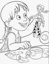 The cute horse you see here is bullseye, woody's horse. Hey Jessie Coloring Pages Novocom Top