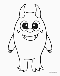 Click the monster coloring pages to view printable version or color it online (compatible with ipad and android tablets). Free Printable Monster Coloring Pages For Kids